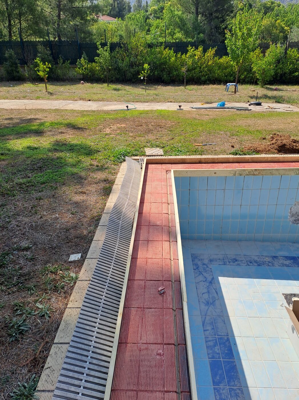 πισίνα με μεμβράνη PVC